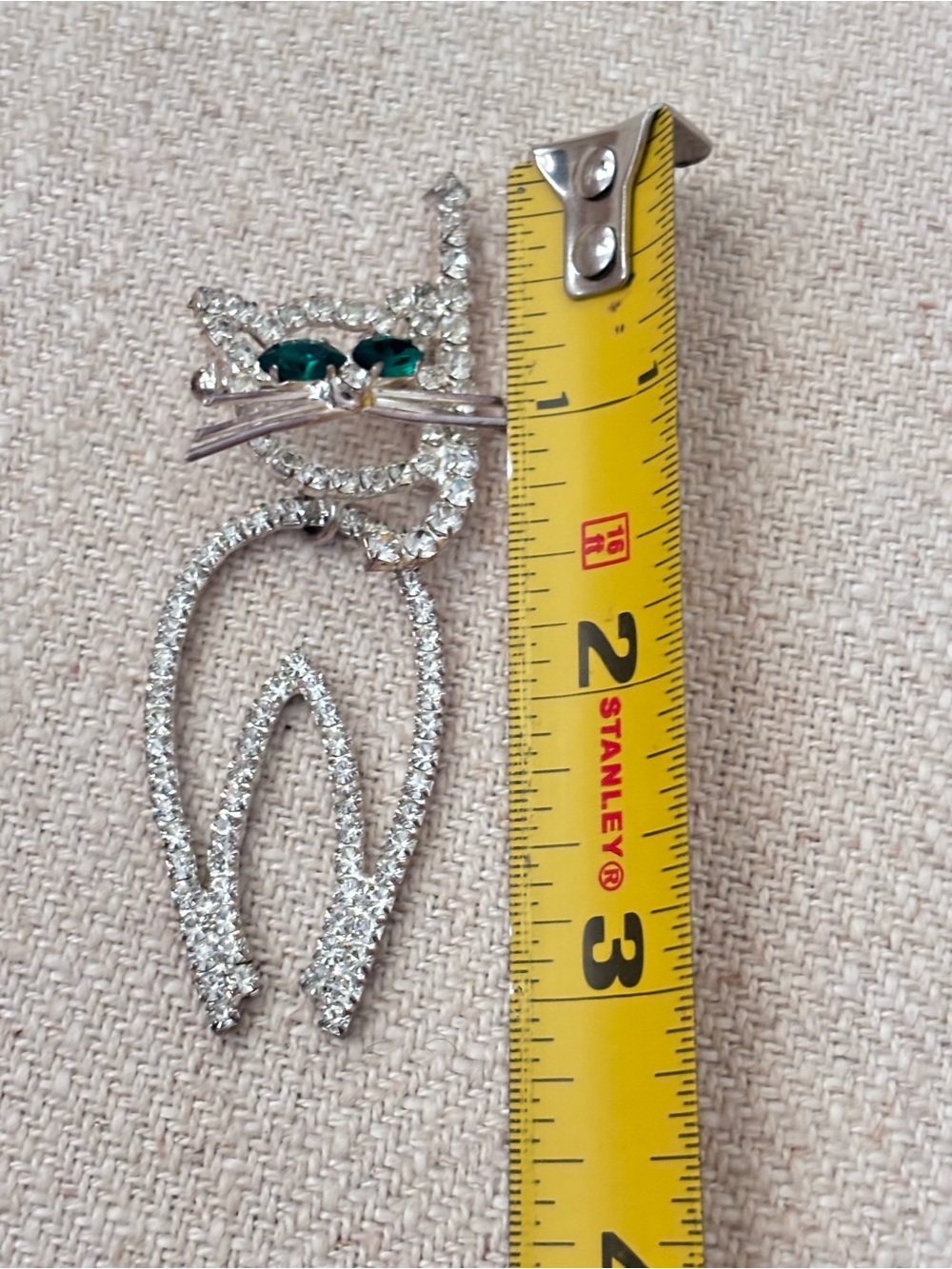 Vintage Trifari Swinging Cat Brooch | Rare Find - Picture 5 of 5